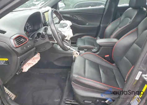 2019 Hyundai Elantra Gt N Line from USA, damaged, VIN KMHH55LC1KU102325